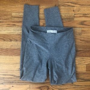 Outdoor Voices Grey Marled Leggings, Size Small
